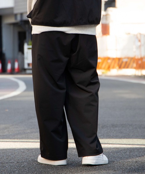 WEGO(ウィゴー)の「WEGO/トレーニングワイドパンツ(カーゴパンツ・メンズ・ブラック/ブルー/レッド/マスタード/パープル/グレー・MEDIUM/LARGE)」の14枚目の写真