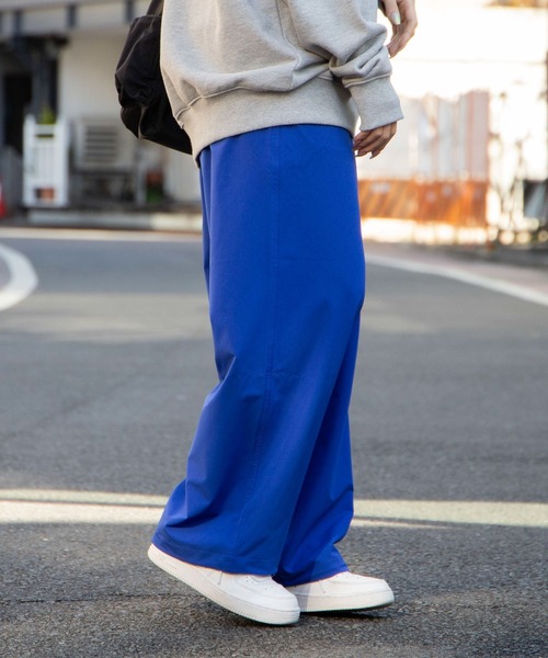 WEGO(ウィゴー)の「WEGO/トレーニングワイドパンツ(カーゴパンツ・メンズ・ブラック/ブルー/レッド/マスタード/パープル/グレー・MEDIUM/LARGE)」の19枚目の写真