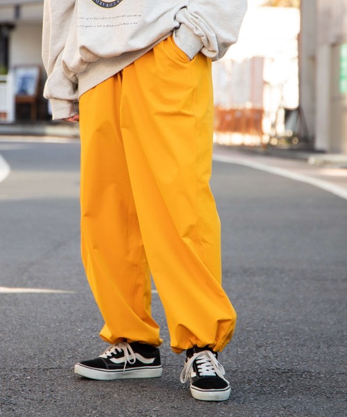 WEGO(ウィゴー)の「WEGO/トレーニングワイドパンツ(カーゴパンツ・メンズ・ブラック/ブルー/レッド/マスタード/パープル/グレー・MEDIUM/LARGE)」の20枚目の写真