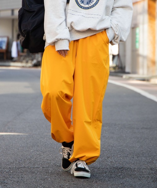 WEGO(ウィゴー)の「WEGO/トレーニングワイドパンツ(カーゴパンツ・メンズ・ブラック/ブルー/レッド/マスタード/パープル/グレー・MEDIUM/LARGE)」の12枚目の写真