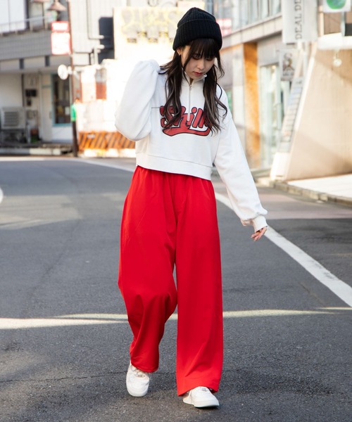 WEGO（ウィゴー）の「WEGO/トレーニングワイドパンツ（カーゴパンツ