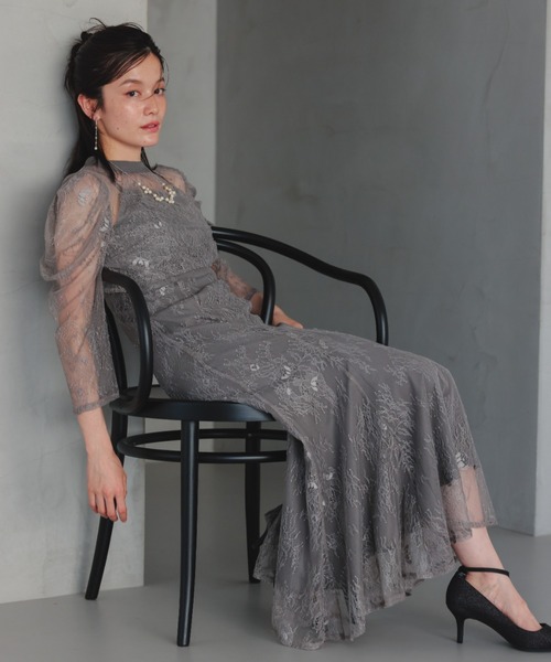 ★新品タグ付き★ドリードール　ボレロレイヤーレースドレス成人式同窓会二次会結婚式 ボレロレイヤーレースドレス成人式同窓会二次会（ドレス