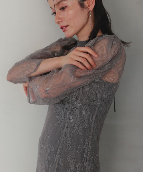 ★新品タグ付き★ドリードール　ボレロレイヤーレースドレス成人式同窓会二次会結婚式 ボレロレイヤーレースドレス成人式同窓会二次会（ドレス