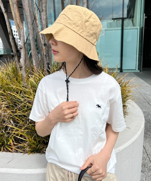 CLEA（クレア）の「UVカット/撥水パッカブルサファリハット（ハット・レディース・チャコールグレー/カーキ/ブラック/ベージュ・FREE）」の17枚目の写真