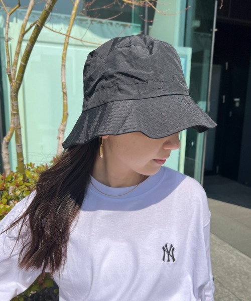 CLEA（クレア）の「UVカット/撥水パッカブルサファリハット（ハット・レディース・チャコールグレー/カーキ/ブラック/ベージュ・FREE）」の6枚目の写真