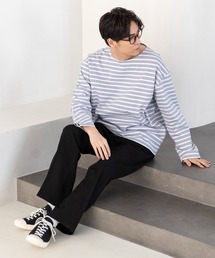 LAKOLE | バスクボーダーロングTシャツ / 179767(Tシャツ/カットソー)