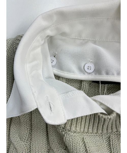 ENVYM（アンビー）の「ニットドッキングショートSH（ニット/セーター・レディース・グレー/ブルー/ブラック・FREE）」の16枚目の写真