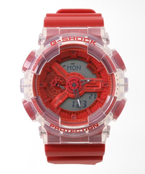 G-SHOCK(ジーショック)の「【Gshock/ジーショック】GA-110GL-4AJR【 ウォッチ 】(アナログ腕時計・レディース・レッド・FREE)」の1枚目の写真