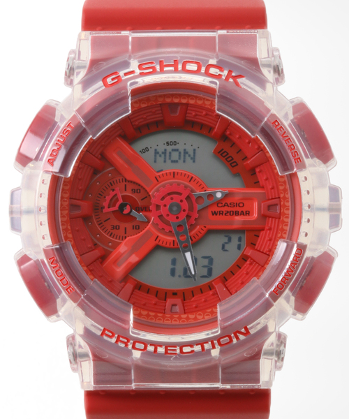 G-SHOCK(ジーショック)の「【Gshock/ジーショック】GA-110GL-4AJR【 ウォッチ 】(アナログ腕時計・レディース・レッド・FREE)」の2枚目の写真