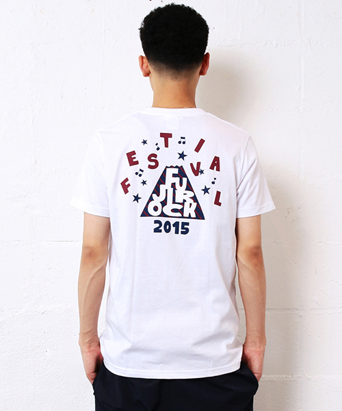 BEAMS T（ビームスティー）の「【WEB限定】FUJI ROCK FESTIVAL'15 × BEAMS / ”ROCK BEAR” by The Wonderful! design works. （Tシャツ/カットソー・メンズ・ホワイト/ネイビー・X-LARGE/SMALL/MEDIUM/LARGE）」の4枚目の写真