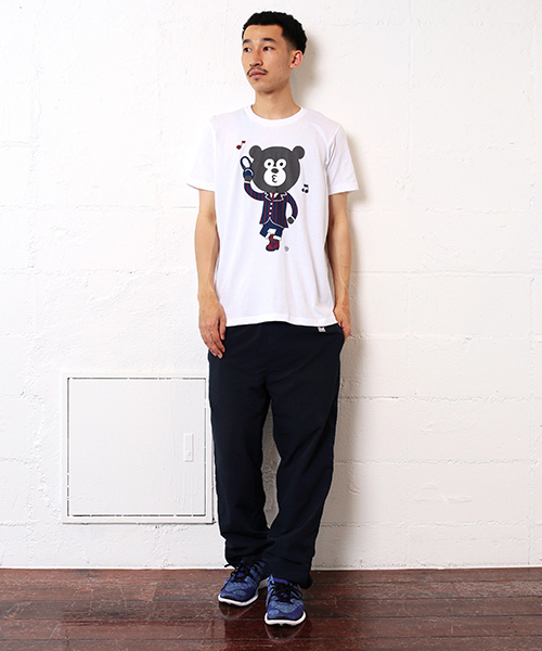 BEAMS T（ビームスティー）の「【WEB限定】FUJI ROCK FESTIVAL'15 × BEAMS / ”ROCK BEAR” by The Wonderful! design works. （Tシャツ/カットソー・メンズ・ホワイト/ネイビー・X-LARGE/SMALL/MEDIUM/LARGE）」の5枚目の写真