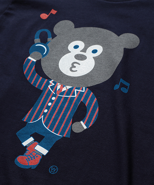 BEAMS T（ビームスティー）の「【WEB限定】FUJI ROCK FESTIVAL'15 × BEAMS / ”ROCK BEAR” by The Wonderful! design works. （Tシャツ/カットソー・メンズ・ホワイト/ネイビー・X-LARGE/SMALL/MEDIUM/LARGE）」の11枚目の写真