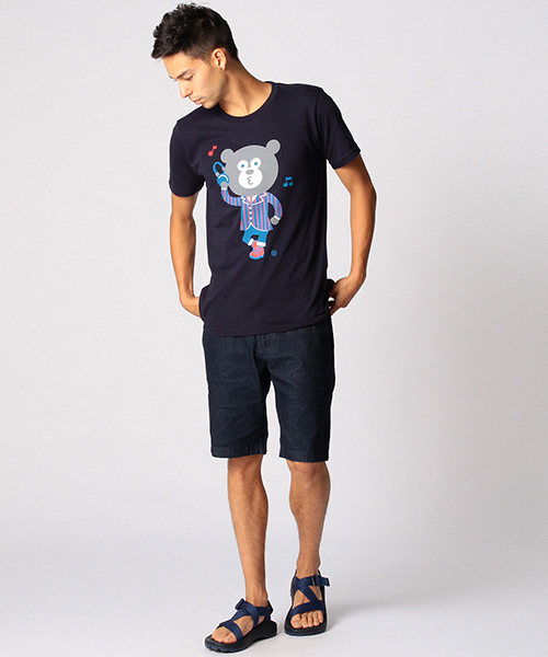 BEAMS T（ビームスティー）の「【WEB限定】FUJI ROCK FESTIVAL'15 × BEAMS / ”ROCK BEAR” by The Wonderful! design works. （Tシャツ/カットソー・メンズ・ホワイト/ネイビー・X-LARGE/SMALL/MEDIUM/LARGE）」の16枚目の写真
