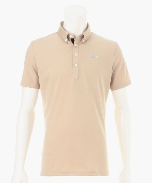BRIEFING（ブリーフィング）の「【ブリーフィングゴルフ】MENS BACK LOGO LINE BD SHIRT（ポロシャツ・メンズ・ブラック/ベージュ/ホワイト/ネイビー/グレー・L/XL/M）」の4枚目の写真