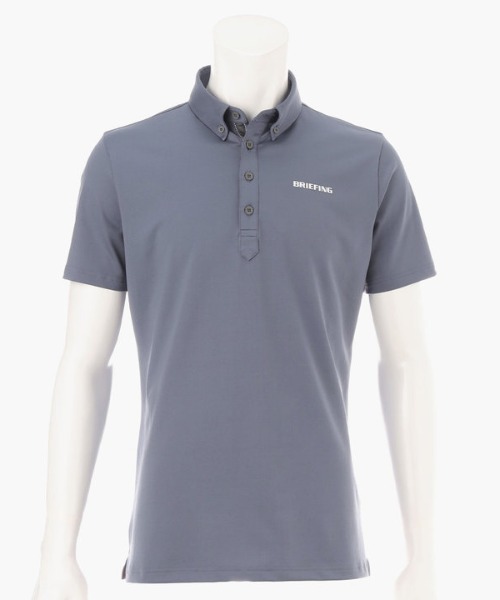 BRIEFING（ブリーフィング）の「【ブリーフィングゴルフ】MENS BACK LOGO LINE BD SHIRT（ポロシャツ・メンズ・ブラック/ベージュ/ホワイト/ネイビー/グレー・L/XL/M）」の3枚目の写真