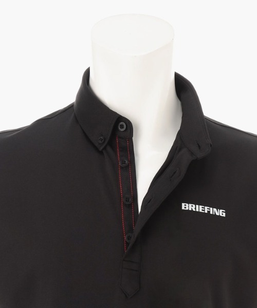 BRIEFING（ブリーフィング）の「【ブリーフィングゴルフ】MENS BACK LOGO LINE BD SHIRT（ポロシャツ・メンズ・ブラック/ベージュ/ホワイト/ネイビー/グレー・L/XL/M）」の8枚目の写真