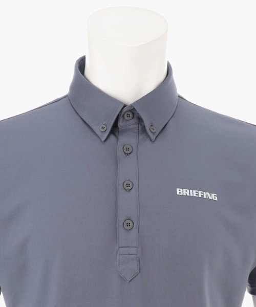 BRIEFING（ブリーフィング）の「【ブリーフィングゴルフ】MENS BACK LOGO LINE BD SHIRT（ポロシャツ・メンズ・ブラック/ベージュ/ホワイト/ネイビー/グレー・L/XL/M）」の17枚目の写真