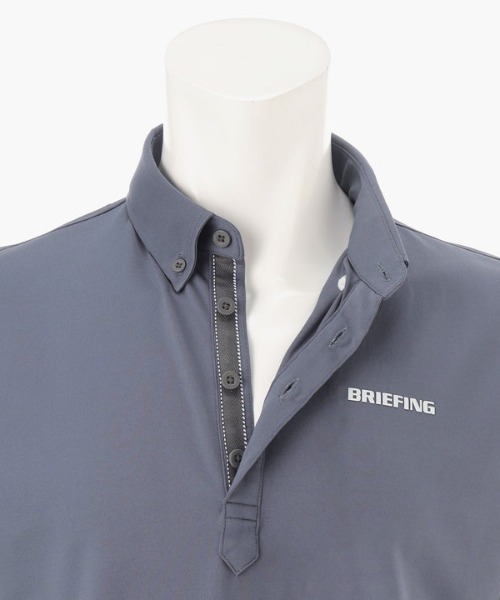 BRIEFING（ブリーフィング）の「【ブリーフィングゴルフ】MENS BACK LOGO LINE BD SHIRT（ポロシャツ・メンズ・ブラック/ベージュ/ホワイト/ネイビー/グレー・L/XL/M）」の18枚目の写真