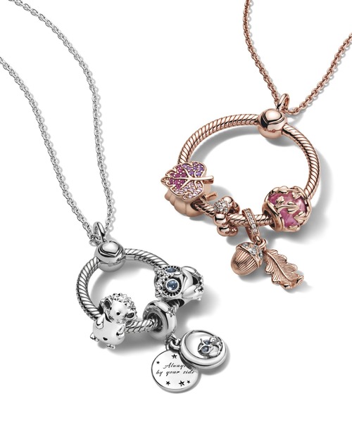 【新品未使用】Pandora ネックレス ローズゴールド クリスタル ネックレス｜Pandora Rose｜Pandora (パンドラ)