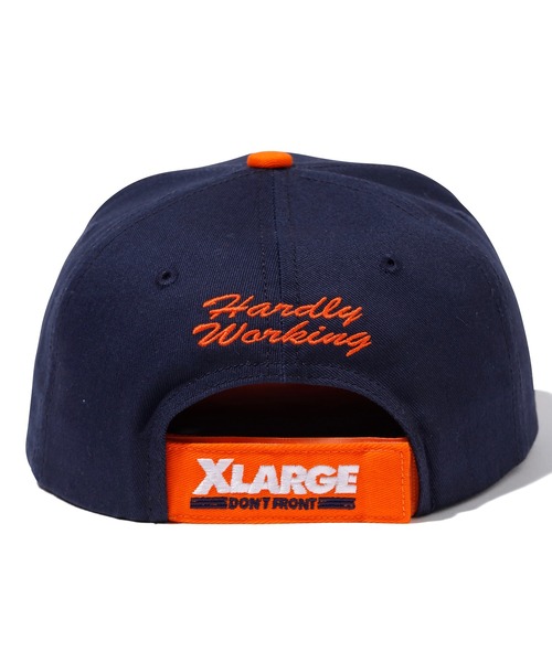 XLARGE（エクストララージ）の「WORKER PATCH CAP（キャップ・メンズ・ブラック/オレンジ/ネイビー・ONE SIZE）」の5枚目の写真