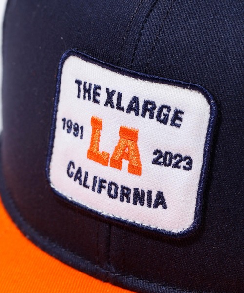 XLARGE（エクストララージ）の「WORKER PATCH CAP（キャップ・メンズ・ブラック/オレンジ/ネイビー・ONE SIZE）」の6枚目の写真