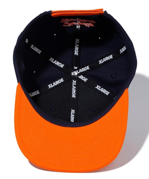XLARGE（エクストララージ）の「WORKER PATCH CAP（キャップ・メンズ・ブラック/オレンジ/ネイビー・ONE SIZE）」の7枚目の写真