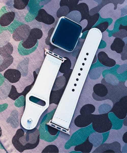 zandy(ズィーアンドワイ)の「zandy/ズィー・アンド・ワイ / Apple Watch【レザーベルト】アップルウォッチバンド レザーベルト 本革製 /// leather11(デジタル腕時計・メンズ・ピンク/クリーム/ベージュ/レッド/ワインレッド・M/S)」の10枚目の写真