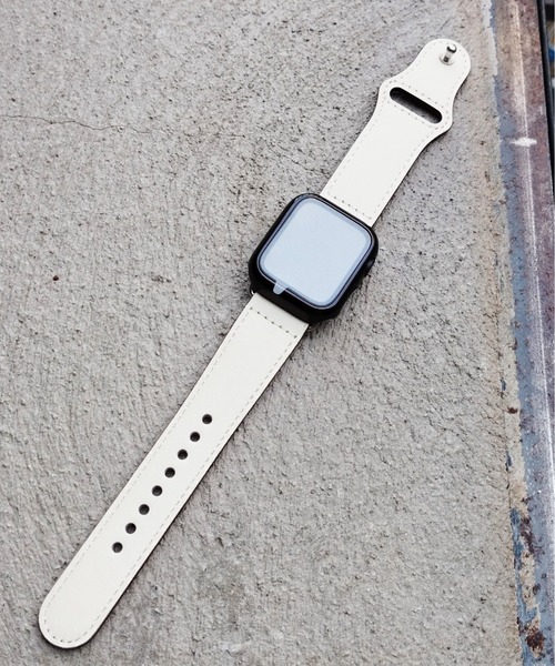 zandy(ズィーアンドワイ)の「zandy/ズィー・アンド・ワイ / Apple Watch【レザーベルト】アップルウォッチバンド レザーベルト 本革製 /// leather11(デジタル腕時計・メンズ・ピンク/クリーム/ベージュ/レッド/ワインレッド・M/S)」の11枚目の写真