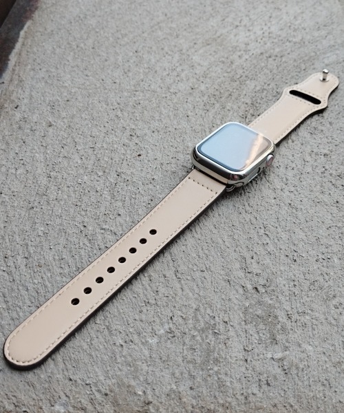 zandy(ズィーアンドワイ)の「zandy/ズィー・アンド・ワイ / Apple Watch【レザーベルト】アップルウォッチバンド レザーベルト 本革製 /// leather11(デジタル腕時計・メンズ・ピンク/クリーム/ベージュ/レッド/ワインレッド・M/S)」の12枚目の写真