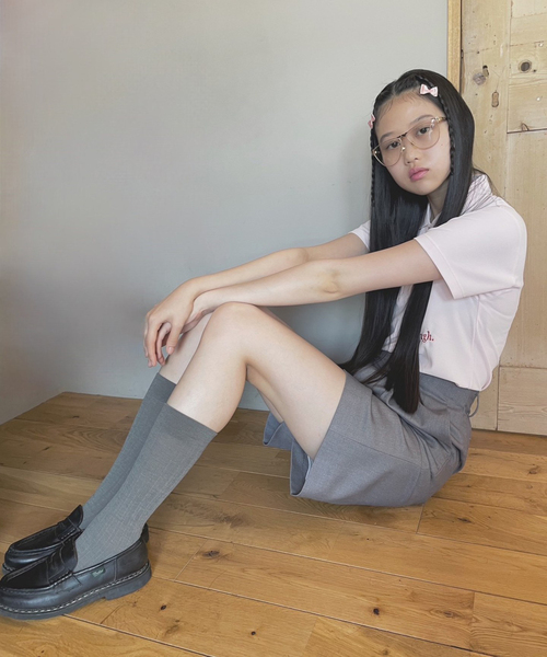 Charles Chaton(シャルルシャトン)の「golf girl shirt ゴルフガールシャツ(ポロシャツ・レディース・ピンク/アイボリー/ブラック・FREE)」の7枚目の写真