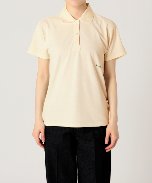 Charles Chaton(シャルルシャトン)の「golf girl shirt ゴルフガールシャツ(ポロシャツ・レディース・ピンク/アイボリー/ブラック・FREE)」の22枚目の写真