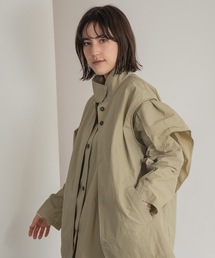 multiway flutter trench coat
