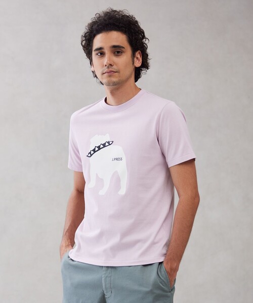 J.PRESS(ジェイプレス)の「【UNISEX】バックブルTシャツ(Tシャツ/カットソー・メンズ・ダルブルー系/サックスブルー系/ホワイト系/スモーキーグリーン系/ライラック系/グレー系・SMALL/MEDIUM/LARGE/X-LARGE)」の6枚目の写真