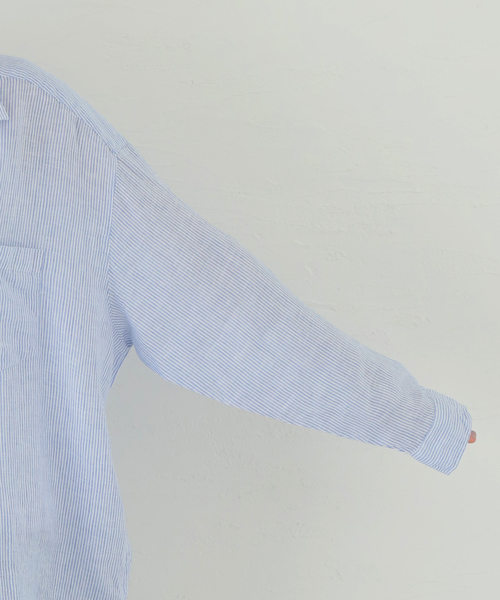 Frank&Eileen（フランクアンドアイリーン）の「【FRANK＆EILEEN /フランクアンドアイリーン】 MACKENZIE：シャツ（シャツ/ブラウス・レディース・ブルー・FREE）」の9枚目の写真