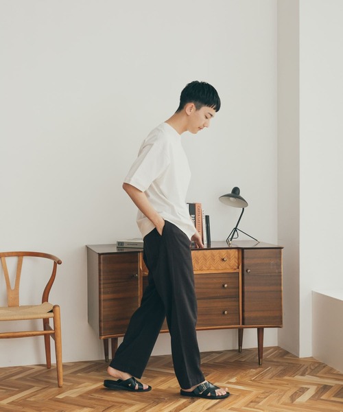 FORK&SPOON（フォークアンドスプーン）の「FORK&SPOON　ヘビーウェイト天竺ショートスリーブTシャツ（Tシャツ/カットソー・メンズ・オフホワイト/ブラック/グリーン系その他/ベージュ・4/5）」の22枚目の写真