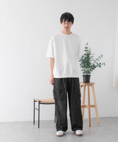 FORK&SPOON（フォークアンドスプーン）の「FORK&SPOON　ヘビーウェイト天竺ショートスリーブTシャツ（Tシャツ/カットソー・メンズ・オフホワイト/ブラック/グリーン系その他/ベージュ・4/5）」の18枚目の写真