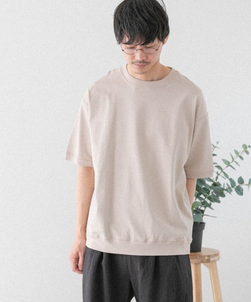 FORK&SPOON（フォークアンドスプーン）の「FORK&SPOON　ヘビーウェイト天竺ショートスリーブTシャツ（Tシャツ/カットソー・メンズ・オフホワイト/ブラック/グリーン系その他/ベージュ・4/5）」の13枚目の写真