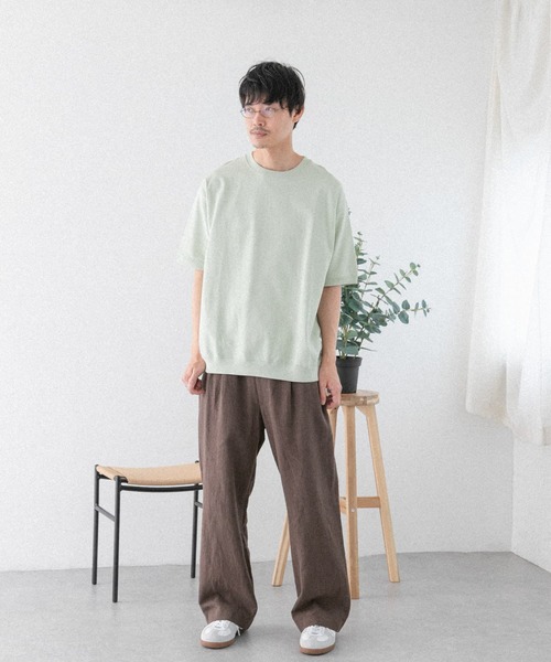 FORK&SPOON（フォークアンドスプーン）の「FORK&SPOON　ヘビーウェイト天竺ショートスリーブTシャツ（Tシャツ/カットソー・メンズ・オフホワイト/ブラック/グリーン系その他/ベージュ・4/5）」の21枚目の写真