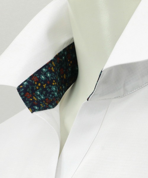 TOKYO SHIRTS(トウキョウシャツ)の「透け防止 形態安定ノーアイロン スキッパー 七分袖ビジネスワイシャツ(ビジネスシャツ・レディース・ホワイト・LL/S/M/L/XL)」の2枚目の写真