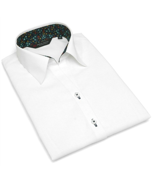 TOKYO SHIRTS(トウキョウシャツ)の「透け防止 形態安定ノーアイロン スキッパー 七分袖ビジネスワイシャツ(ビジネスシャツ・レディース・ホワイト・LL/S/M/L/XL)」の7枚目の写真