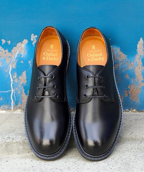 ジョンストン＆マーフィー 26cm プレーン 革靴 ドレスシューズ F2412 WEB限定 本革 外羽根 プレーントゥ レースアップ シューズ / London