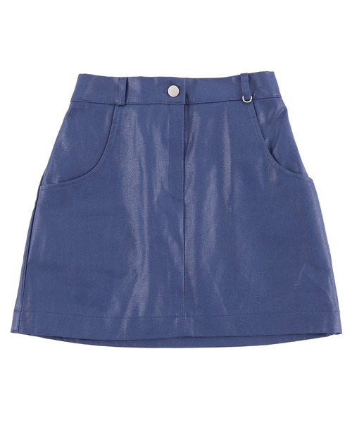 Figments（フィグメンツ）の「コーティングミニスカート（スカート・レディース・ブラック/ネイビー・FREE）」の8枚目の写真