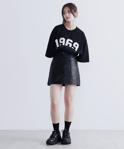 Figments（フィグメンツ）の「コーティングミニスカート（スカート・レディース・ブラック/ネイビー・FREE）」の15枚目の写真