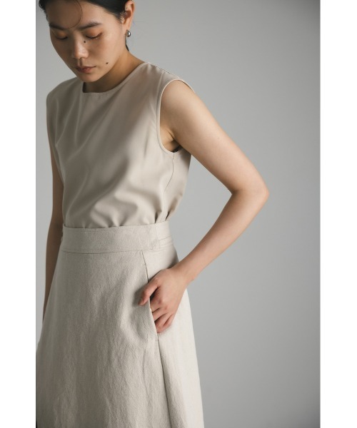 STYLEMIXER（スタイルミキサー）の「2ピースレイヤードプリーツワンピース（ワンピース・レディース・ブラック/ライトベージュ・SMALL/MEDIUM）」の15枚目の写真