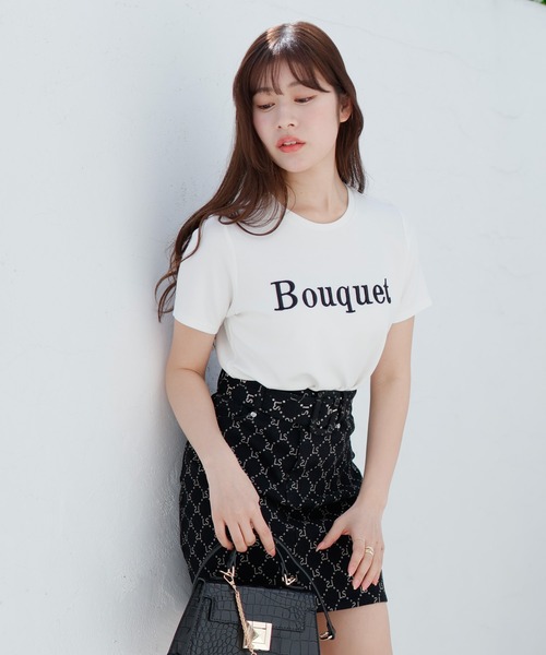 LIPSERVICE(リップサービス)の「Bouquet Tシャツ(Tシャツ/カットソー・レディース・ブラック/ホワイト/モカ/その他1・FREE)」の20枚目の写真