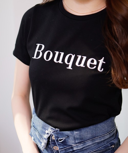 LIPSERVICE(リップサービス)の「Bouquet Tシャツ(Tシャツ/カットソー・レディース・ブラック/ホワイト/モカ/その他1・FREE)」の13枚目の写真