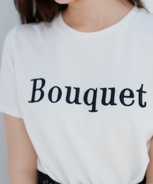 LIPSERVICE(リップサービス)の「Bouquet Tシャツ(Tシャツ/カットソー・レディース・ブラック/ホワイト/モカ/その他1・FREE)」の7枚目の写真
