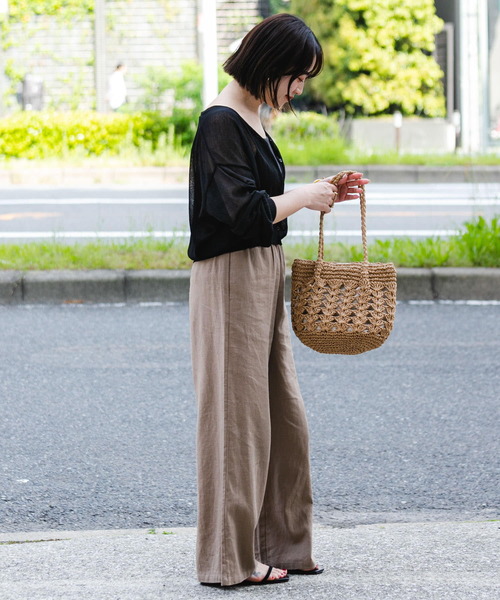 ITEMS URBANRESEARCH（アイテムズ アーバンリサーチ）の「サマーニットカーディガン（カーディガン/ボレロ・レディース・ブルー/ブラック/モカ/アイボリー・FREE）」の14枚目の写真