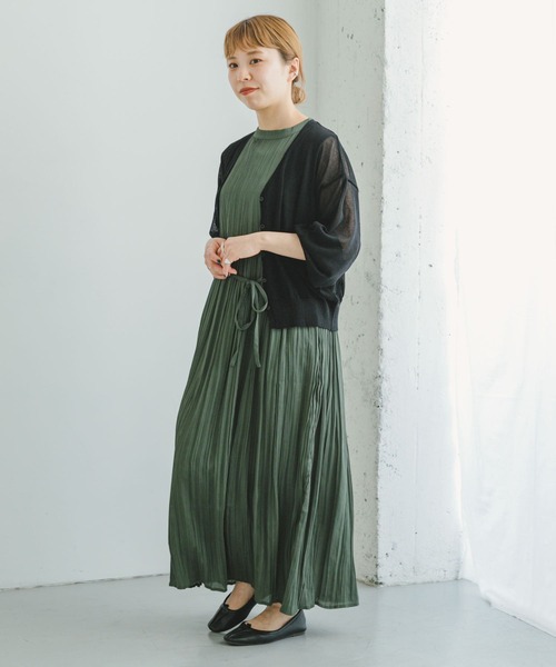 ITEMS URBANRESEARCH（アイテムズ アーバンリサーチ）の「サマーニットカーディガン（カーディガン/ボレロ・レディース・ブルー/ブラック/モカ/アイボリー・FREE）」の18枚目の写真