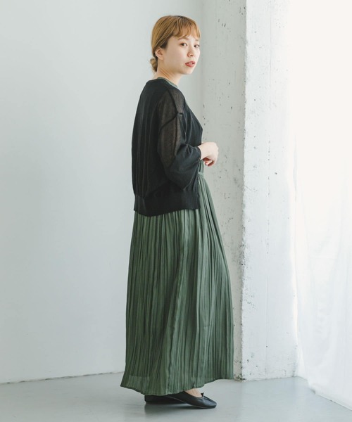 ITEMS URBANRESEARCH（アイテムズ アーバンリサーチ）の「サマーニットカーディガン（カーディガン/ボレロ・レディース・ブルー/ブラック/モカ/アイボリー・FREE）」の20枚目の写真